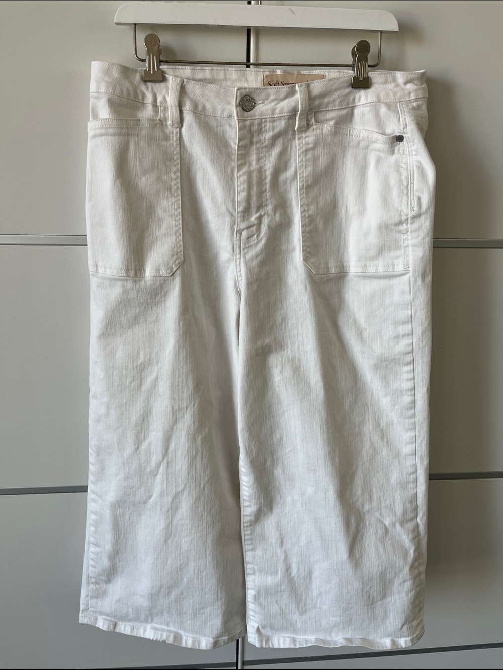 Super Cute Wide-Leg Jean Capris